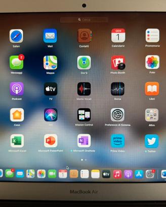 Macbook air 13 pollici inizio 2015