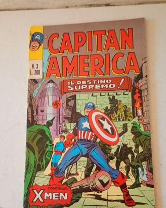 CAPITAN AMERICA N.3 CORNO CON ADESIVI MOLTO BUONO