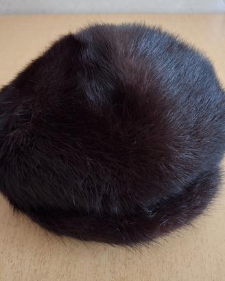 cappello di pelliccia di visone