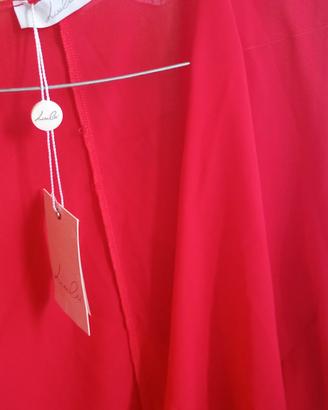coprispalle bolero rosso Lisa Lei nuovo con cartel