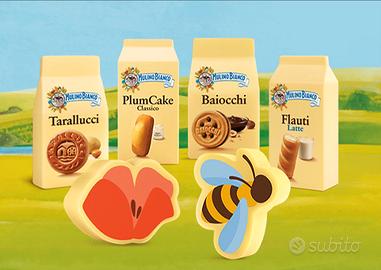 Sorpresine Mulino Bianco 2023 - set A-1 di 6 Gommi