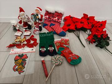 Box Set natalizio 🎅🏻 babbo natale fiori finti