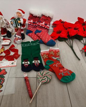 Box Set natalizio 🎅🏻 babbo natale fiori finti