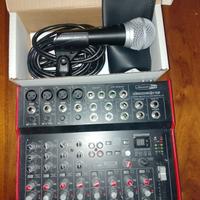 Mixer più microfono scure