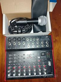 Mixer più microfono scure