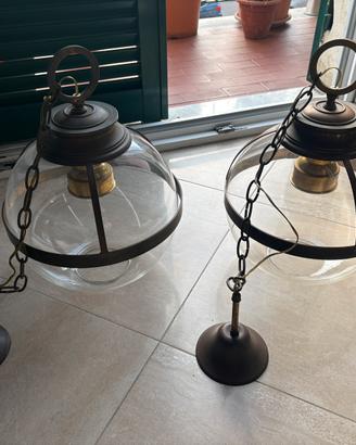 Coppia di lampadari a sospensione