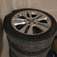 4 cerchi in lega 16'' Opel Corsa D + gomme 4 stagi