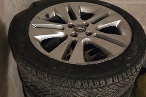 4 cerchi in lega 16'' Opel Corsa D + gomme 4 stagi