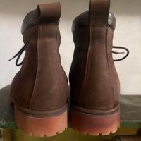 Scarponcini vera pelle fatti a mano taglia n. 42