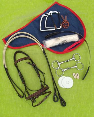 Testiera per pony nuova, sottosella, imboccature