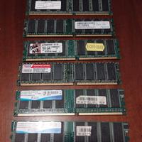 Lotto RAM DDR400 (DDR1)  2×1 GB  3×512 MB  1×256MB
