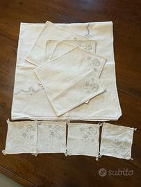 Antica tovaglia da tè