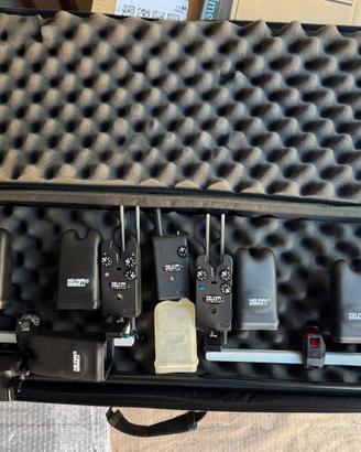 Avvisatori carpfishing DELKIM TX-I + COVER + BORSA