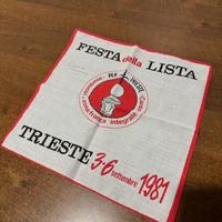 Gadget lista Trieste 1981 Vintage