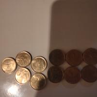 11 monete spagnole 5 ptas