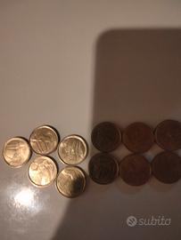 11 monete spagnole 5 ptas