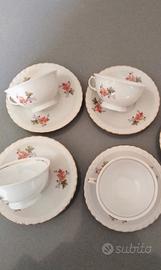 4 tazzine con piattino Thun