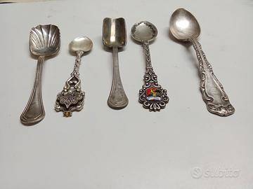 set misto o eclettico cucchiaini d'epoca 