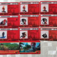 Card 3D / Illusorie "The Incredibles" Disney Pixar