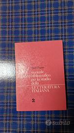 manuale critico bibliografico di Puppo Mario