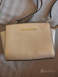 Michael Kors borsa a tracolla in pelle saffiano