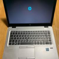 Portatile HP 840 G3, Intel I5, Ram 8 GB,Disk 500gb