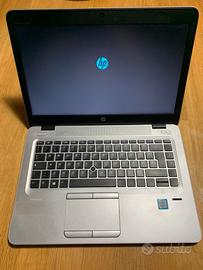 Portatile HP 840 G3, Intel I5, Ram 8 GB,Disk 500gb