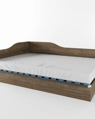 Letto 120x190 una piazza e mezzo con materasso