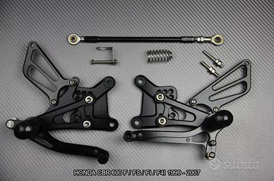 Pedane arretrate HONDA CBR 600 F FI FS 1999 - 2007