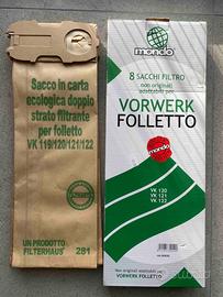 13 Sacchi filtro per Folletto VK 120 VK 121 Vk122