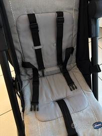 Passeggino leggero chicco grigio e nero