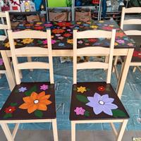 Set tavolo e quattro sedie