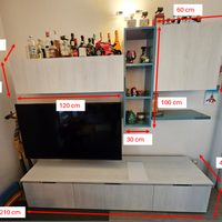 Composizione Soggiorno Veneta Cucine