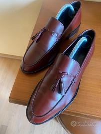 Mocassini uomo marroni pelle estate