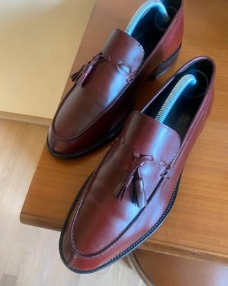 Mocassini uomo marroni pelle estate
