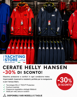 Cerate Helly Hansen e MUSTO  –  Sconto 30%