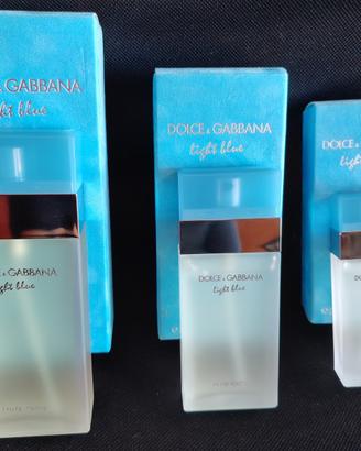 Tris di Bottiglie FACTICE Dolce & Gabbana Light