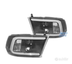 FARI PER DODGE RAM 09-18 LUCE DIURNA A LED NERO