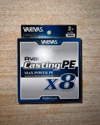 Varivas Avani casting pe max power x8