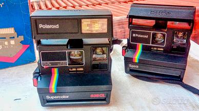 2 POLAROID Supercolor 635CL e Spirit + 10 flash