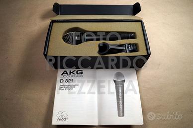 Microfono AKG D321 made in Austria