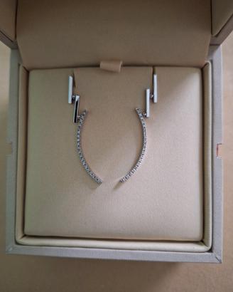 orecchini in oro bianco