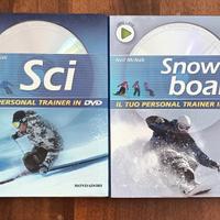 Lotto 2 libri + DVD Sci e Snowboard Mondadori 