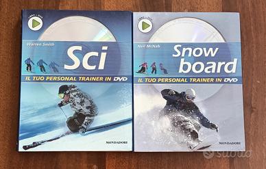 Lotto 2 libri + DVD Sci e Snowboard Mondadori 