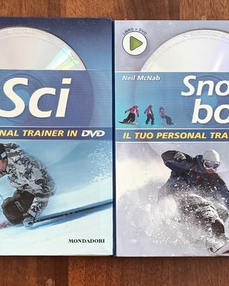 Lotto 2 libri + DVD Sci e Snowboard Mondadori 