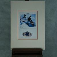 Stampa Pubblicitaria Rolex Submariner anni '90
