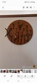 base di legno con gancio d appendere