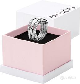 Anello Pandora Timeless argento zirconi 56
