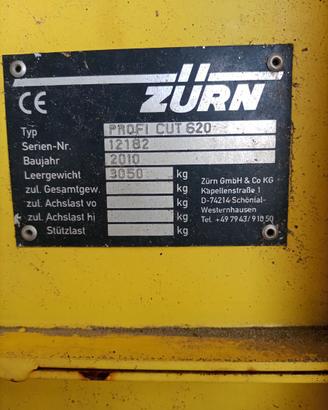 Testata zurn per trincia semovente