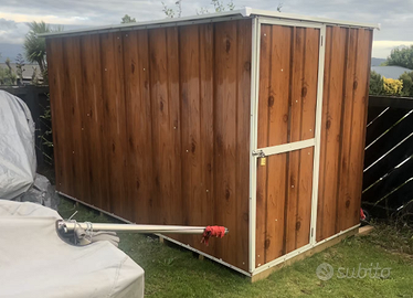 deposito attrezzi giardino 175x307cm fin legno